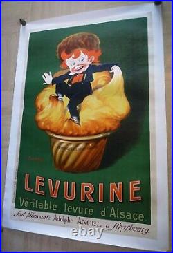 Affiche Publicitaire 1920 Levurine Ancel