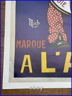 Affiche Publicitaire Chaussures Caoutchouc AL'AIGLE Hutchinson