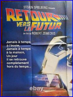 Affiche RETOUR VERS LE FUTUR Back to the Future MICHAEL J. FOX 120x160cm
