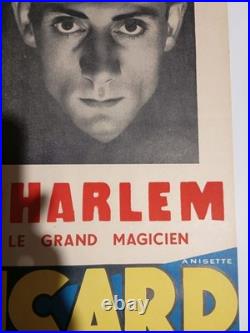 Affiche RICARD Anisette Liqueur Années'50 G. POTIER Charlem le grand magicien