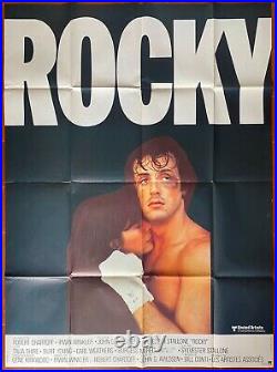 Affiche ROCKY John G. Avildsen SYLVESTER STALLONE Boxe TALIA SHIRE 120x160cm