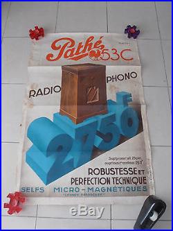 Affiche Radio Pathe 1934