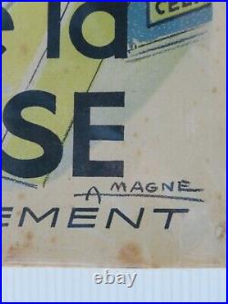 Affiche Régie Française Des Tabacs Années 1950 Signée Antonin Magne Imp. Bedos