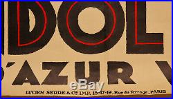 Affiche Roger Broders Bandol Cote D Azur Varoise Lucien Serre Cie Plm Z220
