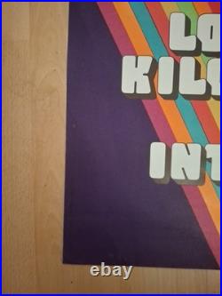 Affiche SNCF ancienne 1972 Bons à lots-kilomètres rare et psychédélique