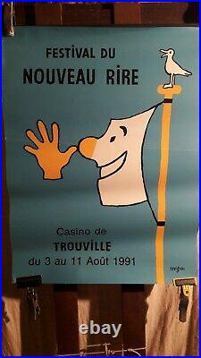 Affiche Savignac Humour Trouville 1991