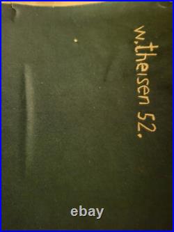 Affiche Signée W. THEISEN 1952 FUNK UND FERNSEHEN