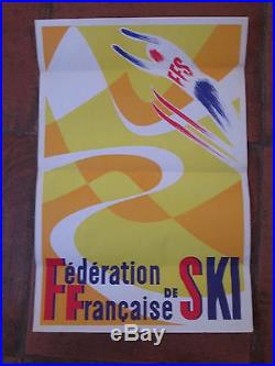 Affiche Ski Ffs Graphique