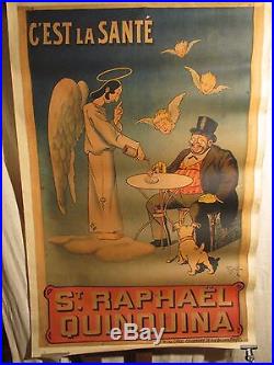 Affiche St Raphael Angelot Buveur Marrante