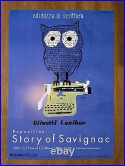 Affiche Story of Savignac Exposition aà Kyoto Savignac 2005