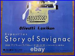 Affiche Story of Savignac Exposition aà Kyoto Savignac 2005