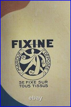 Affiche Teinture Tissus Fixine Corrida Torera Sauveterre 47 Lot & Garonne 1930