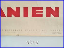 Affiche Tourisme Espagne SPANIEN 1954 GUY GEORGET