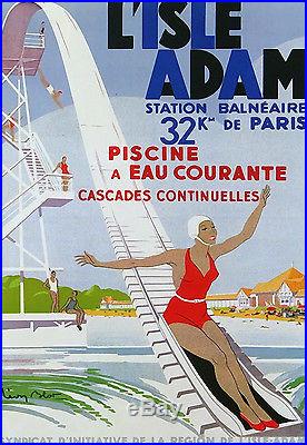 Affiche Tourisme L'Isle Adam