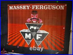 Affiche Tracteur Massey Ferguson Litho 156x116cm Annees 1960