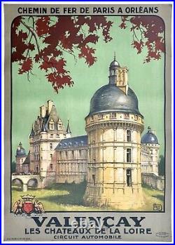 Affiche Valençay / Circuit Automobile Château de la Loire Par Alo