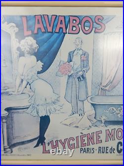 Affiche Vintage Lavabo Salle de Bain Hygiène Moderne par Albert Choubrac, 1885