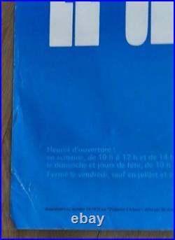 Affiche Vintage Riquewihr (1976) Centenaire Téléphone / Théâtrophone 60x80cm