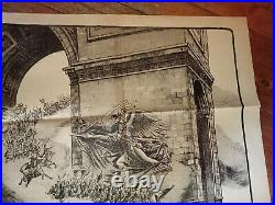 Affiche WW1 Pour le Triomphe souscrivez à l'Emprunt National SEM 1918