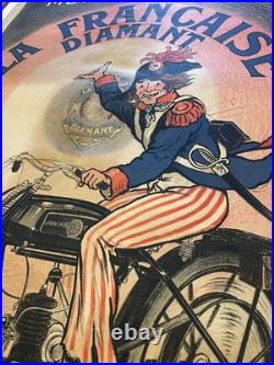 Affiche, affiche Moto, affiche ancienne. La française diamant