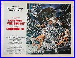 Affiche américaine MOONRAKER Roger Moore JAMES BOND 007 56x71cm 1979