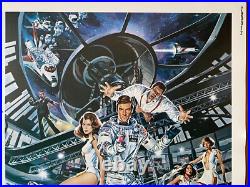 Affiche américaine MOONRAKER Roger Moore JAMES BOND 007 56x71cm 1979