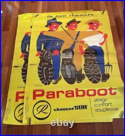 Affiche ancienne, 2, Paraboot, 160x120cm