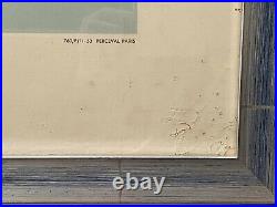 Affiche ancienne Air France Bréguet-Deux-Ponts Lucien Boucher Originale
