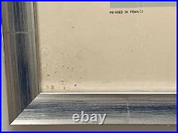 Affiche ancienne Air France Bréguet-Deux-Ponts Lucien Boucher Originale