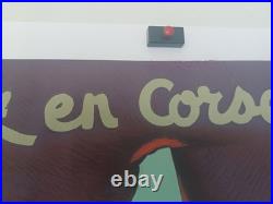 Affiche ancienne Allez en CORSE par Collin