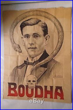 Affiche ancienne Boudha 1926