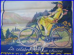 Affiche ancienne CYCLES GUYOT