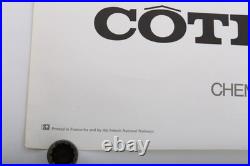 Affiche ancienne Chemins de fer français COTE D'AZUR SNCF Roger BEZOMBES