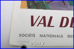Affiche ancienne Chemins de fer français VAL DE LOIRE SNCF J. DESPIERRE