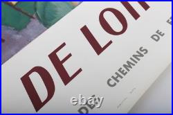 Affiche ancienne Chemins de fer français VAL DE LOIRE SNCF J. DESPIERRE