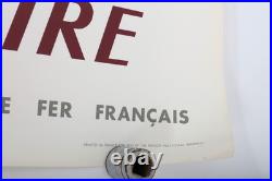 Affiche ancienne Chemins de fer français VAL DE LOIRE SNCF J. DESPIERRE