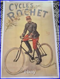 Affiche ancienne Cycles, vélo, huge Poster