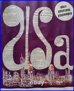 Affiche ancienne EXPO' 70 OSAKA Japon Poster vintage