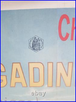 Affiche ancienne Engadine Suisse Hugo D'Alesi