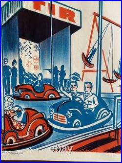 Affiche ancienne Fête Foraine