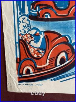 Affiche ancienne Fête Foraine