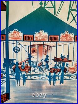 Affiche ancienne Fête Foraine