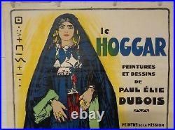 Affiche ancienne LE HOGGAR PAUL ELIE DUBOIS ALGERIE 1928