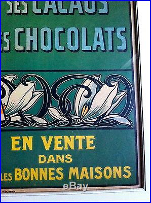 Affiche ancienne Mucha Art nouveau Maxime Paris publicité Wall