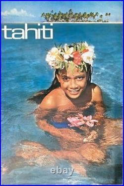 Affiche ancienne Pour Le Développement De La Polynésie Tahiti