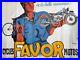 Affiche ancienne Rare Cycle Favor