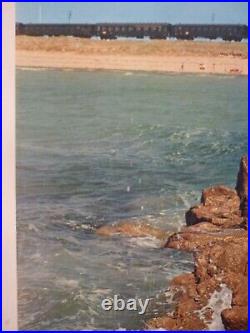 Affiche ancienne SNCF Bretagne Quiberon 1962