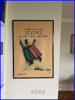 Affiche ancienne Waldemar Swierzy (1931 Katowice-2013 Warszawa) Plakat do filmu