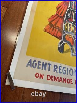 Affiche ancienne, affiche originale, vintage French posters, machine à coudre
