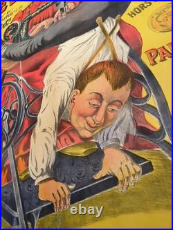 Affiche ancienne, affiche originale, vintage French posters, machine à coudre
